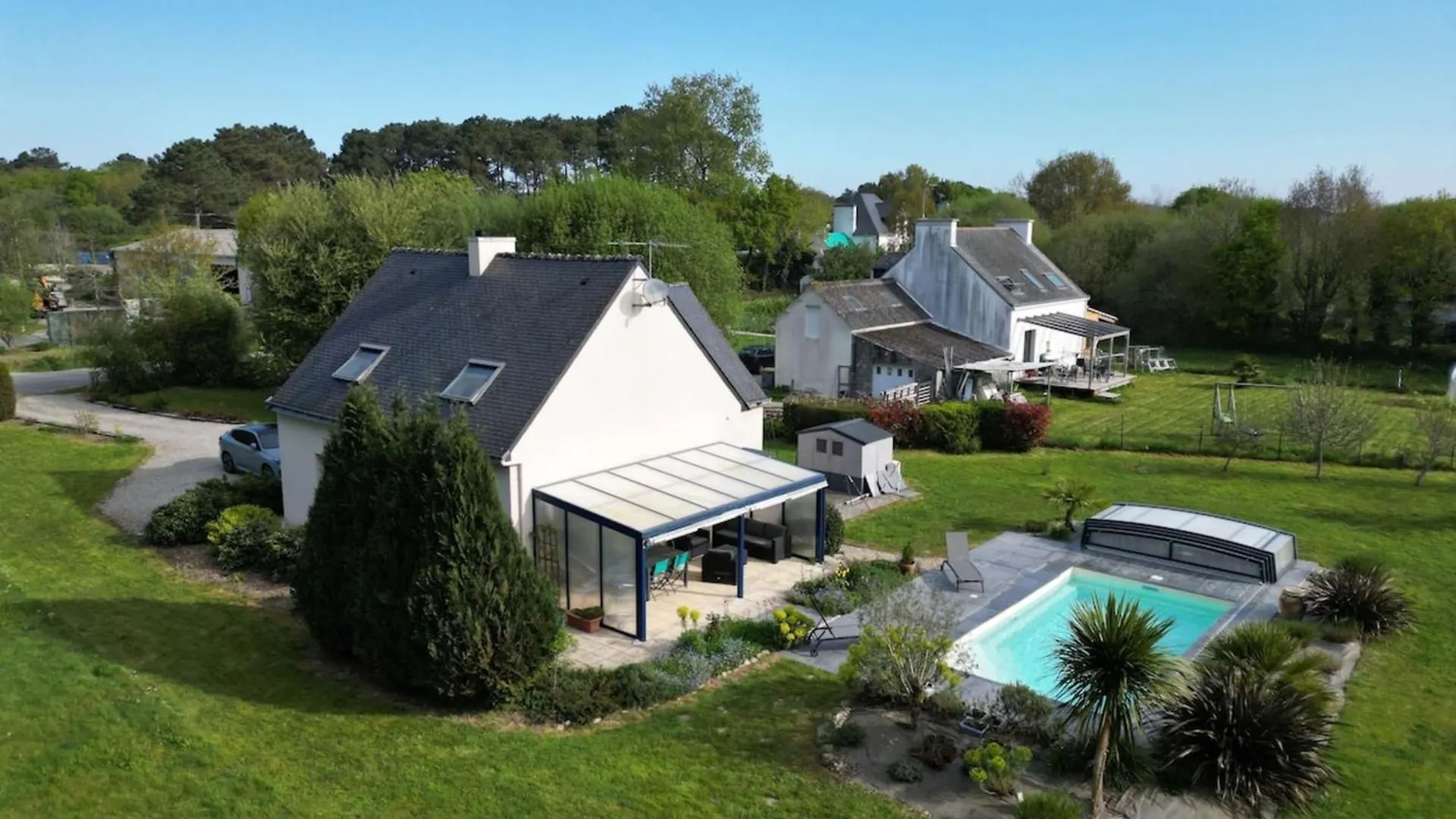 Nyaraló Villa Avec Piscine Chauffee - En Pleine Nature Sainte-Hélène Franciaország